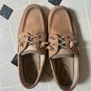 Sperry Tan Suede Loafers Classic Flats